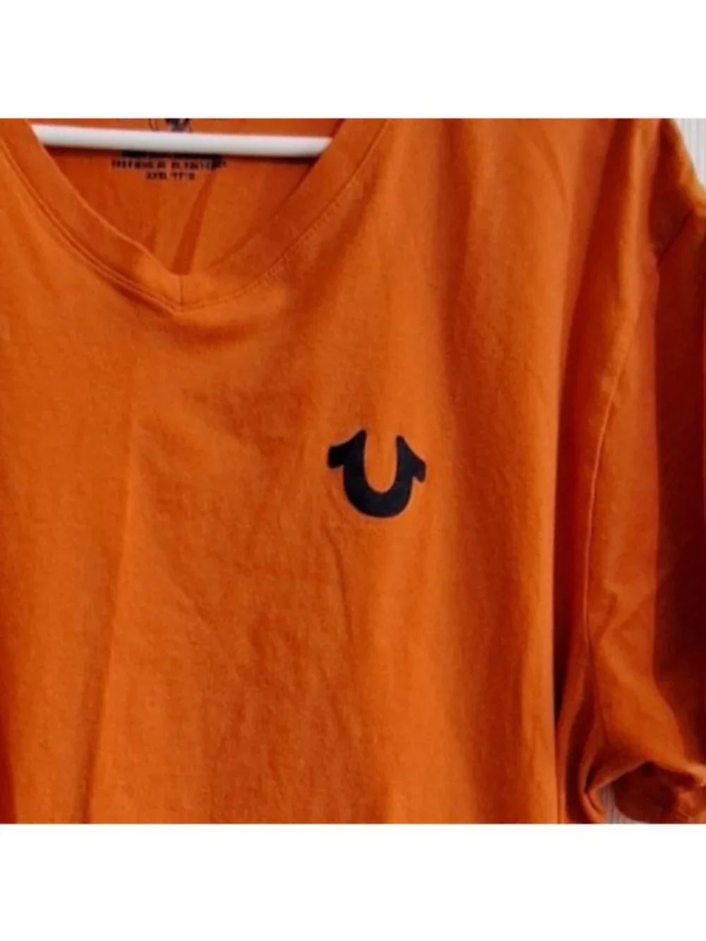 True Religion World Tour Men's XXXL Orange Short Sleeve Shirt